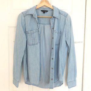 FINAL MARK DOWN Long Sleeved Light Chambray Shirt